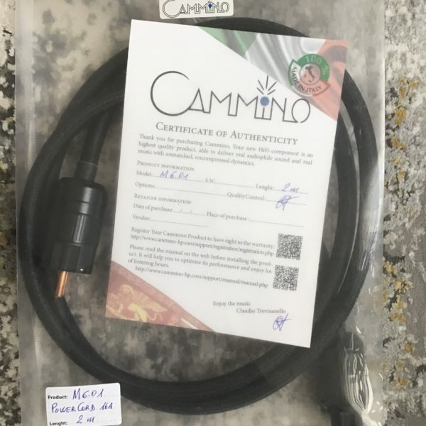 Demo CAMMINO Premium táp kábel